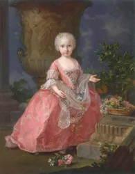 Portrait of Infanta Maria Luisa of Spain (1745-1792)
